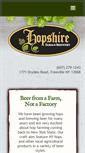 Mobile Screenshot of hopshire.com